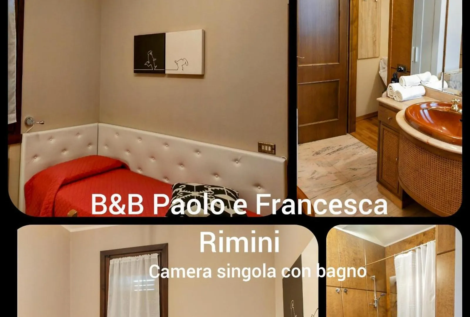 B&B Paolo E Francesca Rimini 0*,